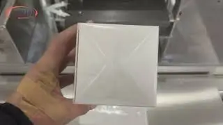 Perfume skincare cosmetic box wrapping machine 3D box film packing machine