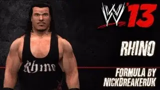 WWE '13 Rhino CAW Formula by NickBreakerUK