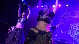 AMDEF 2016 DJ Dot Diggler with Culture Shakti Belly dancing