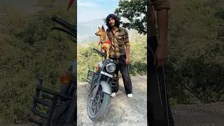 Teaching How I Ride My Bike With My Dog | Safety First