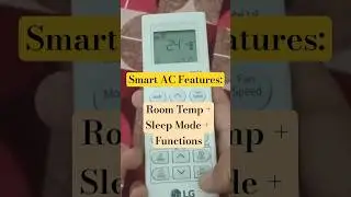 LG AC Remote: Room Temp, Function & Sleep Mode | Easy Usage Guide
