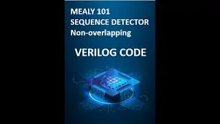 101 SEQUENCE DETECTOR NON-OVERLAPPING (MEALY) | VERILOG CODE