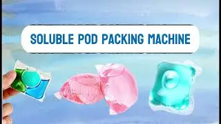 Laundry detergent pod blister packaging machine