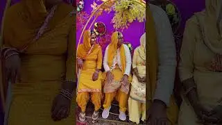 बहनें आपस में बात करते हुए | #haldi #geet #fun #enjoy #party #wedding #vivah #timelapse #dance