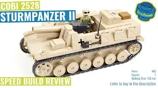 COBI 2528 Sturmpanzer II *Afrika Korps* - Speed Build Review