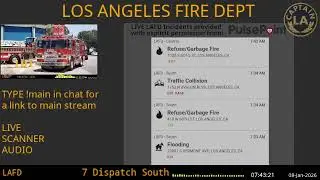 07-Jan-2026 // LAFD Los Angeles Fire Department SCANNER Radio ARCHIVE // FIRE & EMS // LA CAPTAIN