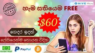 How to Earn $60 a week with HIVE WORK (HIVE MICRO) - make money online JOB  - Payment Proof