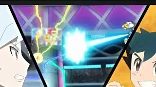 Ash vs Steven | full battle | metagross and Pikachu mega evolve super fight