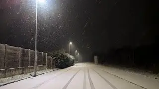 Neige de redoux 🌨️➡️🌧️ (balade nocturne 🌨️📹)