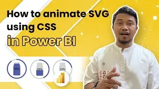 How to create animated SVG elements for Power BI