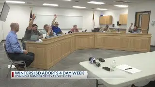 Winters ISD votes to approve 4-day school week for 2022-23 school year