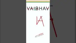 Vaibhav brand name logo 😱😍#shorts #ytshorts #trending #viral #brand #brandname#logo #logodesign