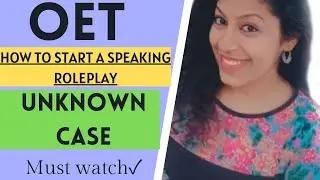 This is about how to deal unknown patient in a roleplay.(known case link is in the description☺)