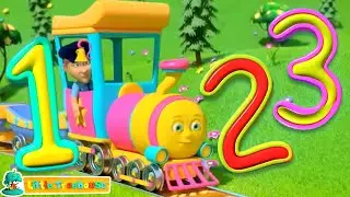 Numbers Train - Sing Along, 123 Song and Learning Video for Kids