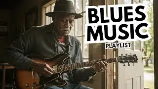 Blues And Rock Music - Good Mood Whiskey Blues Music For Background🥰.