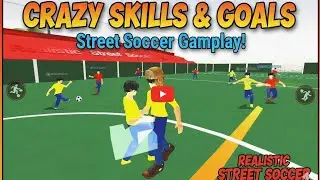 Insane goals and pro skills in Realistic Street Soccer! ⚽ Like & Sub for more gameplay! 🔥