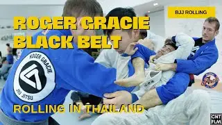 Roger Gracie Jiu-Jitsu Black Belt Rolling in Bangkok Thailand