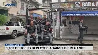 Police patrols Rio favela as 1,000 officers deployed against drug