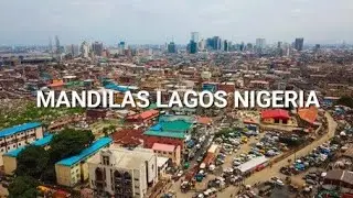 Mandilas Lagos Nigeria, Mandilas Market, Walking Tour 4k