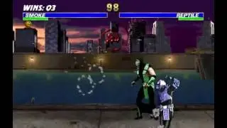 UMK3 Robot Smoke 51% damage combos for speed run