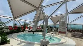 Utopia of the Seas NEW Solarium Suite Access to Solarium pool and bistro