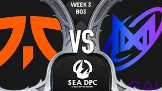 FNATIC vs NGX - DPC SEA 2021/2022 Tour 2: Division I