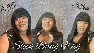 $35 Sleek China Bang Wig Review!!!Ft Mayde Beauty