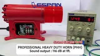 ESPAN_PROFESSIONAL HEAVY DUTY HORN (PHH)_Sound sample 14/16