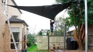 How to install a Coolaroo Shade Sail
