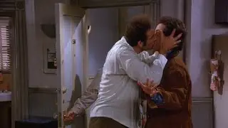 Kramer kissing Jerry | Seinfeld | Funny Moments