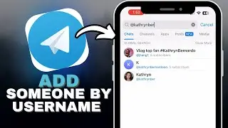 How To Add Someone On Telegram By Username in SECONDS!