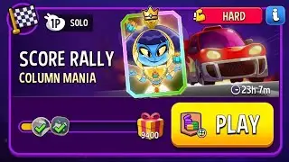 Score rally column mania 9400 HARD solo challenge match masters 