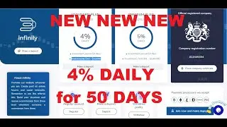 Payment Proof INFINILY  ROI 200%-300% II  4%-5% DAILY for 50 DAYS