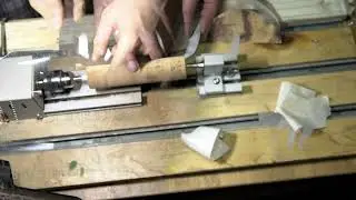 Рукоять для Fly rod, проточка на станке #kuzicach