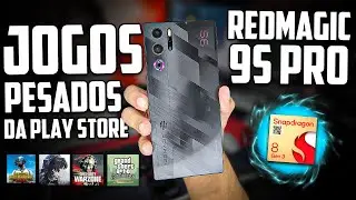REDMAGIC 9S PRO contra JOGOS PESADOS DA PLAY STORE! | Warzone Mobile, Fortnite, Wuthering Waves...