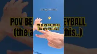 crazy angle swing #sport #beachvolleyball #volleyball