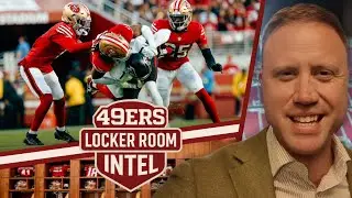 GRITTY 49ers Locker Room REACTION: McCaffrey, Chase Lucas, 'badge of honor'