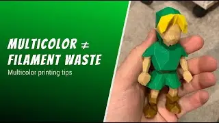 Reduce Filament Waste & Print Time &ndash; Multicolor 3D Printing Hacks