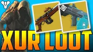 Destiny - XUR Sells NO LAND BEYOND & JADE RABBIT - D1 & D2 Exotic Loot & Location