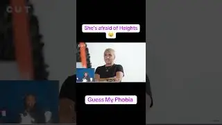 She&rsquo;s afraid of Heights! 😮 #phobia #watchcut #guess