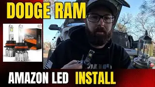 Установка светодиодных ламп Amazon Sealight на Dodge Ram 2500 2005 года выпуска.