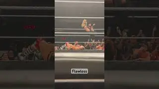 Stephanie Vaquer from the top rope. #wwe #nxt #battleground #tampa #ringside #travel