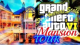 GTA 6 - Grand Theft Auto VI - MANSION TOUR! (Official GTA 6 BETA Gameplay)