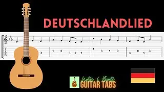 National Anthem of GERMANY- Deutschlandlied GUITAR TAB