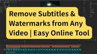 Remove Subtitles & Text Watermarks from Any Video | Easy Online Tool