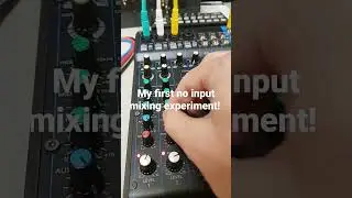 my first no input mixing experience