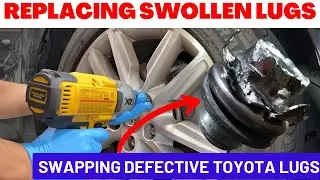 How to Swap Swollen Toyota Lug Nuts with Solid JDM versions