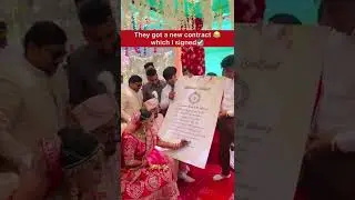 Will you try this Wedding Contract Concept?😂❤️