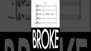 Broke #saxophonequartet #basssaxsolo #altosaxsolo #sopranosax #tenorsax #baritonesax #originaljazz