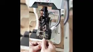 Automatic Wire Terminal Crimping Machine 1 5T2T   Cable Crimper with Mold